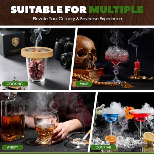 Image of Cocktail Smoker Kit, Whiskey Smoker Kit, Cocktail Smoke Infuser with Smoke Infuser for Whiskey and Accessories