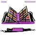 YOUSHARES 180 Slots PU Leather Colored Pencil Case - Large Capacity Carrying Case for Prismacolor Watercolor Pencils, Crayola Colored Pencils, Marco Pens, Gel Pens（Purple）