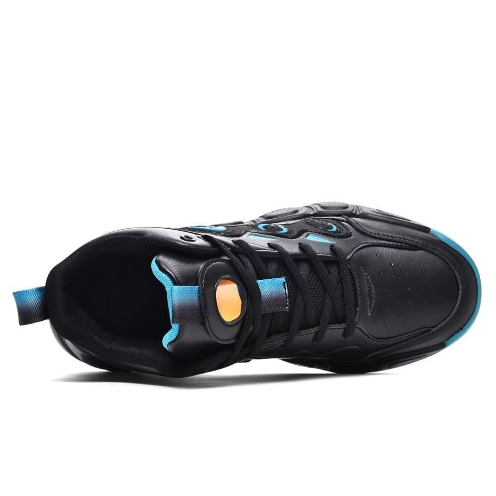 Scarpe da Basket Alte da Uomo di Grandi Dimensioni con Ammortizzazione, Rimbalzo, Antiscivolo, Resistenti all'Usura, Scarpe Sportive Casual