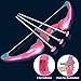 JOYIN Pink Bow and Arrow Set for Girls, LED Light Up Archery Toy Set with 9 Suction Cup Arrows, Target & Arrow Case, Christmas Indoor Outdoor Activity Toy for Kids Girls Ages 3-12