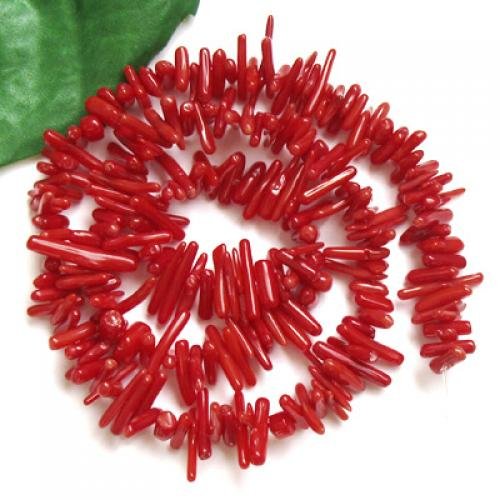 Generico Profondo Rosso di Bambu Ramo di Corallo