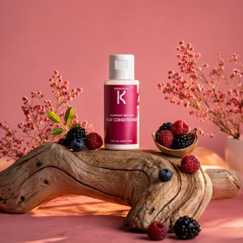 Image of Kronokare Midnight Berries Hair Conditioner 30 ml | Deep Conditioning, Moisturizing & Frizz Control for All Hair Types