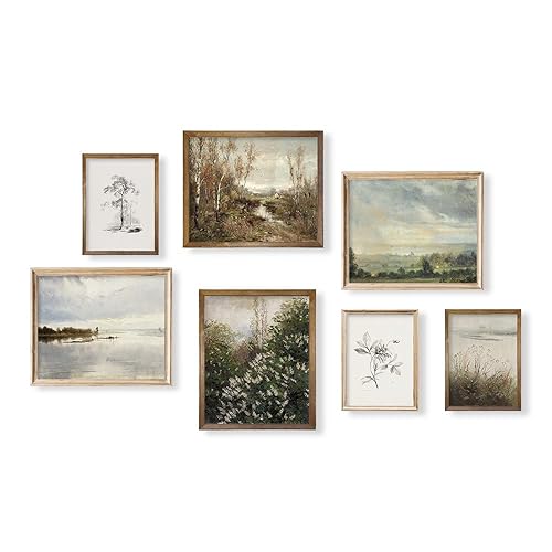 Rustic French Country Wall Art Decor 11x14 - Boho Art Deco Victoria Picture Bathroom - Modern Farmhouse Kitchen Poster Print Set - Aesthetic Vintage