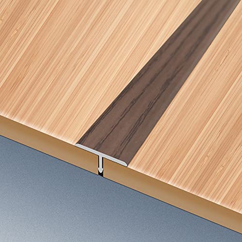 T-Form-Übergangsstreifen, 100 cm Länge, Bodentür-Reduzierstreifen, Aluminium, Metallische...