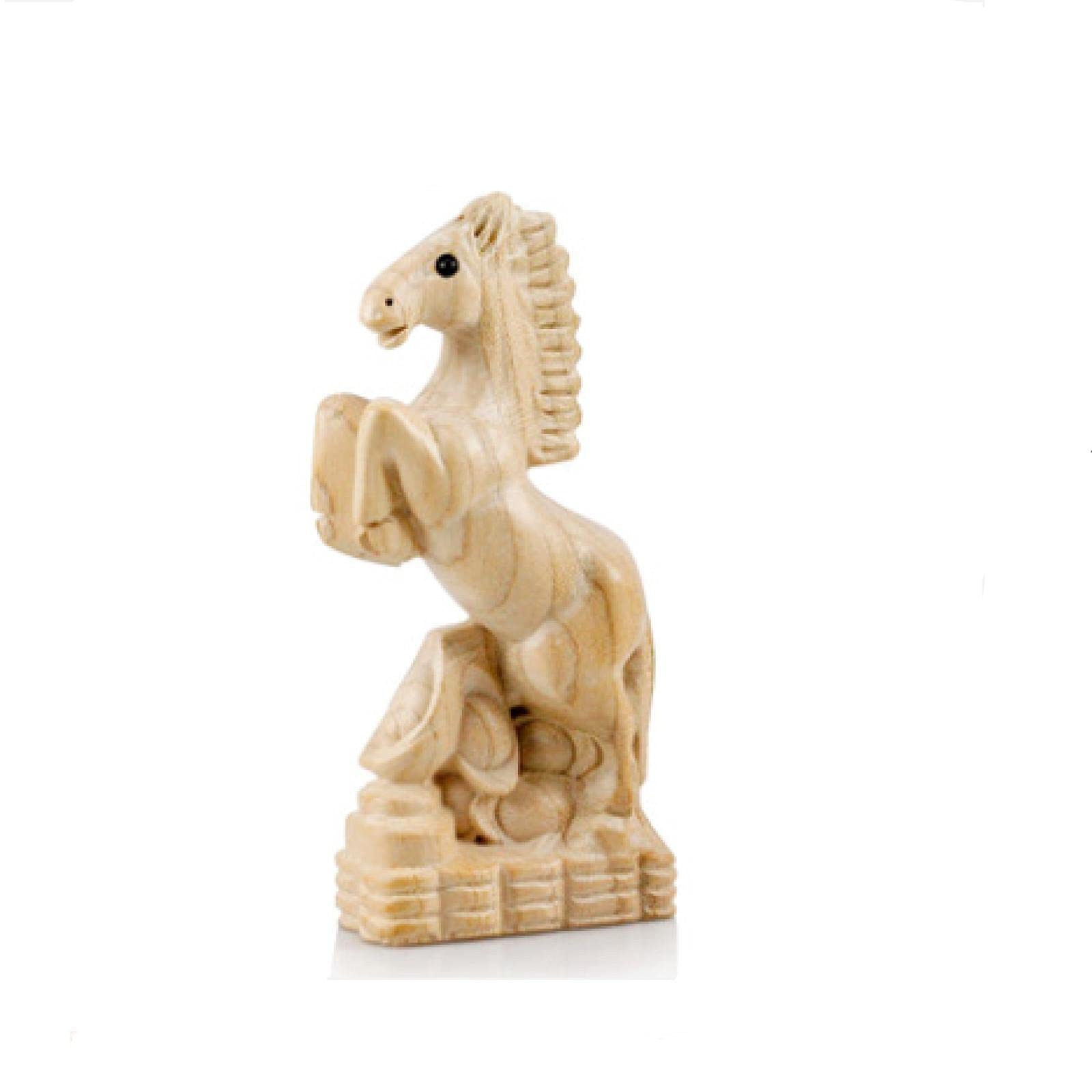 Cheval en céramique décoration maison design épuré pour bureau