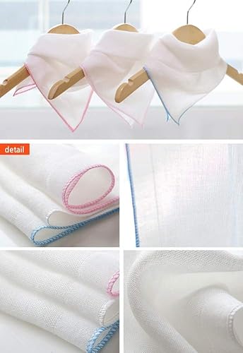 Miniatura 4 de Angel-In-Moms 15 paquetes Pañuelo de gasa de muselina 100% suave de algodón natural, paños para la cara, toallas finas removedor de maquillaje,