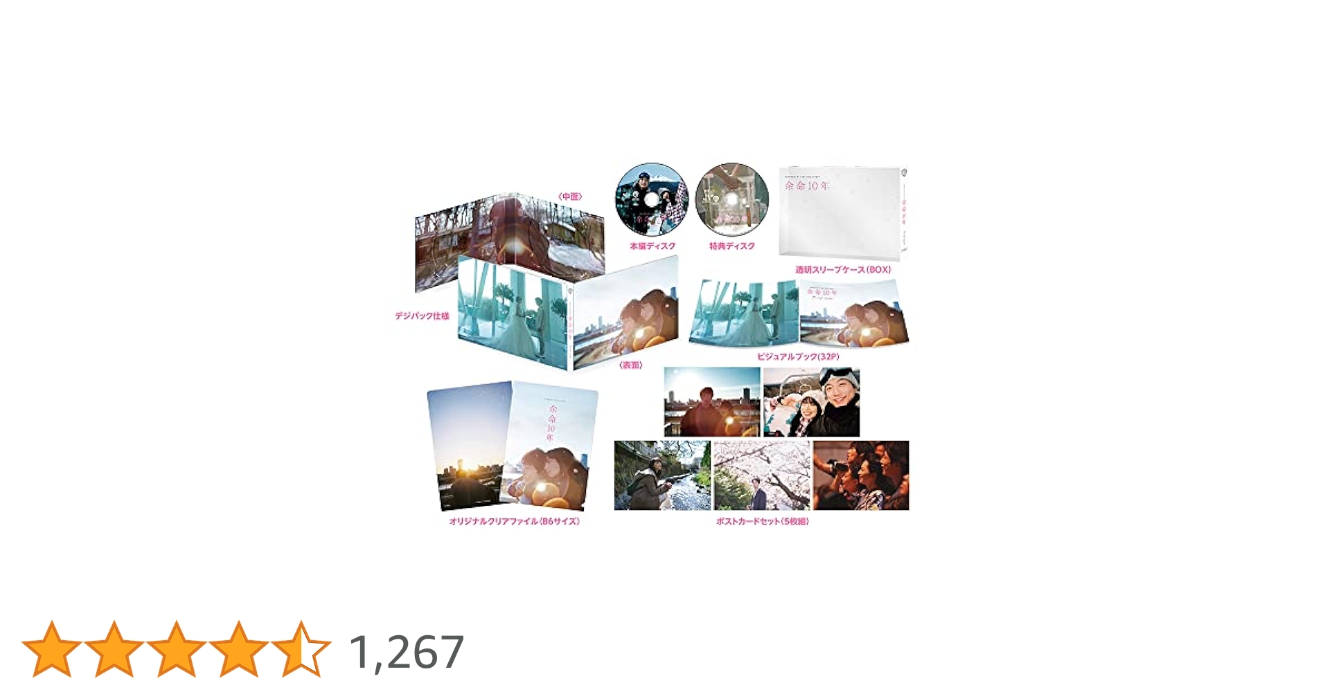 Amazon.co.jp: (初回仕様)余命10年 ブルーレイ プレミアム