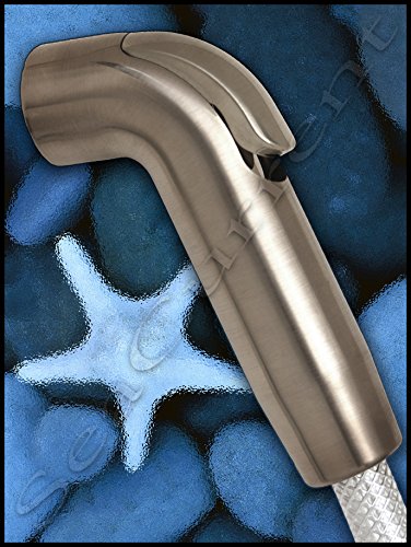 SPRAY QUICK CLOTH DIAPER SPRAYER/BIDET (BRUSHED NICKEL) W/FLOW CONTROL VALVE-SAME DAY SHIPPING!!