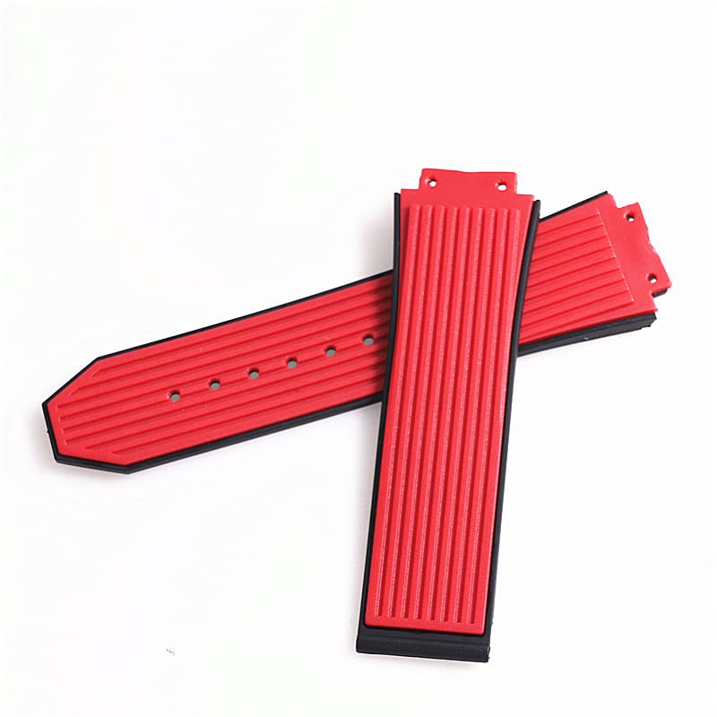 Correa de reloj de repuesto BrightBulb silicona roja para solucionar roturas en Big Bang
