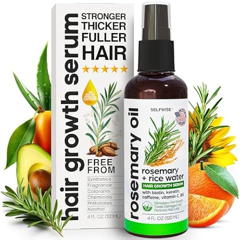 Rosemary Oil and Rice Water Hair Growth Spray by SELFWISE Cover
