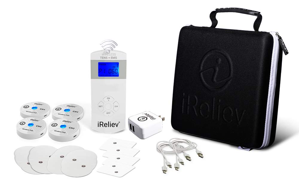 iReliev Wireless TENS + EMS Therapeutic Wearable System Wireless TENS