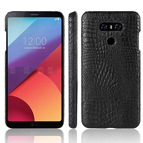 Image of Bright PU Leather Hard Back Case Cover for BlackBerry DTEK50 - Black
