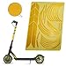 Adesivo Riflettente per Scooter Universali, Striscia di Avvertenza Impermeabile Autoadesiva per Scooter Protettiva per Accessori per Xiaomi M365（Giallo）