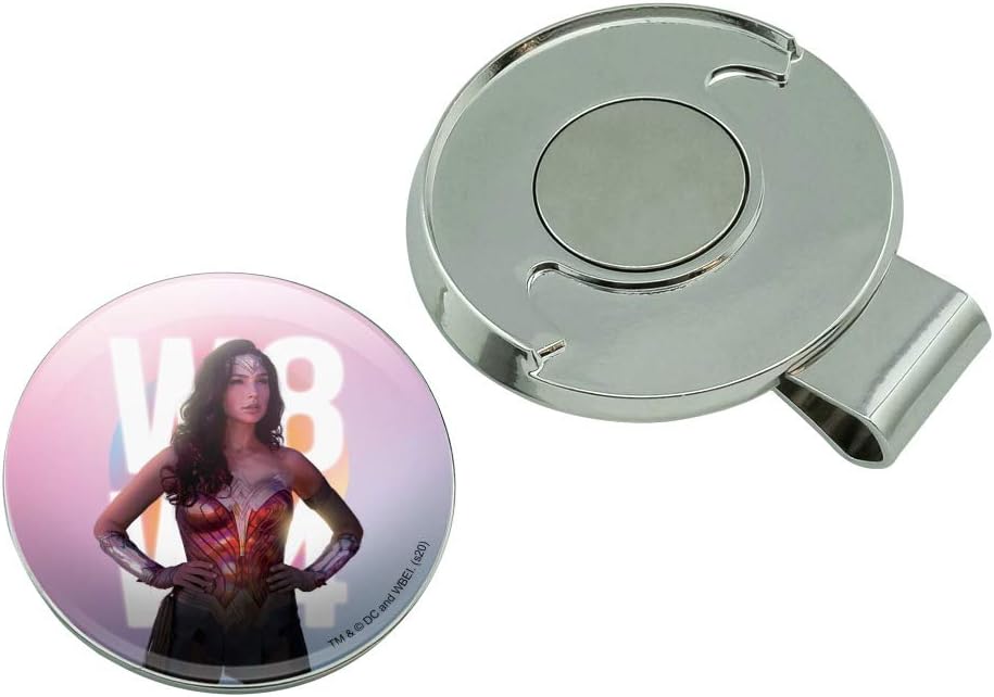 review GRAPHICS & MORE Wonder Woman 1984 Fierce Pose Golf Hat Clip with Magnetic Ball Marker