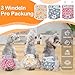 UFO PET Wiederverwendbare Hunde Windeln Weiblich, Läufigkeitshose für Hündinnen XS (3 Stück), Hochsaugfähige Hundewindeln für Hündinnen mit Starkem und Flexiblem Verschluss - Süße Krallen