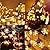 Christmas Snowflake String Lights, 20 FT 40 LED Battery Operated Fairy Lights with Remote, 8 Modes Timer Hanging Decor for Bedroom Room Patio Party Wall Indoor Outdoor Xmas Tree Decorations Warm White