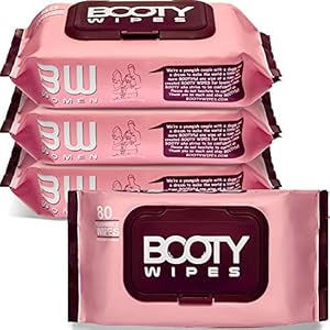 BOOTY WIPES Flushable Wipes Women...