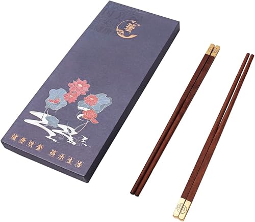 Miniatura 1 de Palillos reutilizables Fu para regalo palillos de madera maciza adecuados para hacer exquisitos regalos pequeños 5 pares por caja