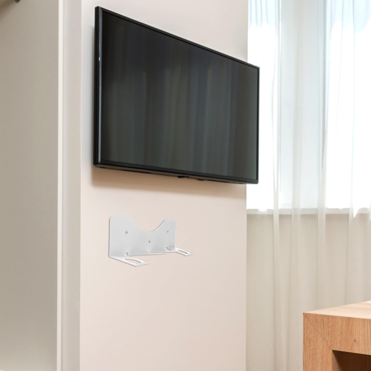 Supporto da Parete VR Bianco per Visore e Controller Organizer Salvaspazio in Materiale Durevole Design Liscio e Facile da Installare per Casa e Negozio