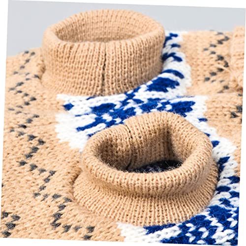Ipetboom 2 Pçs Roupas De Inverno Traje De Cachorro Pequeno Suéteres De Cachorro Traje Quente Para Ca