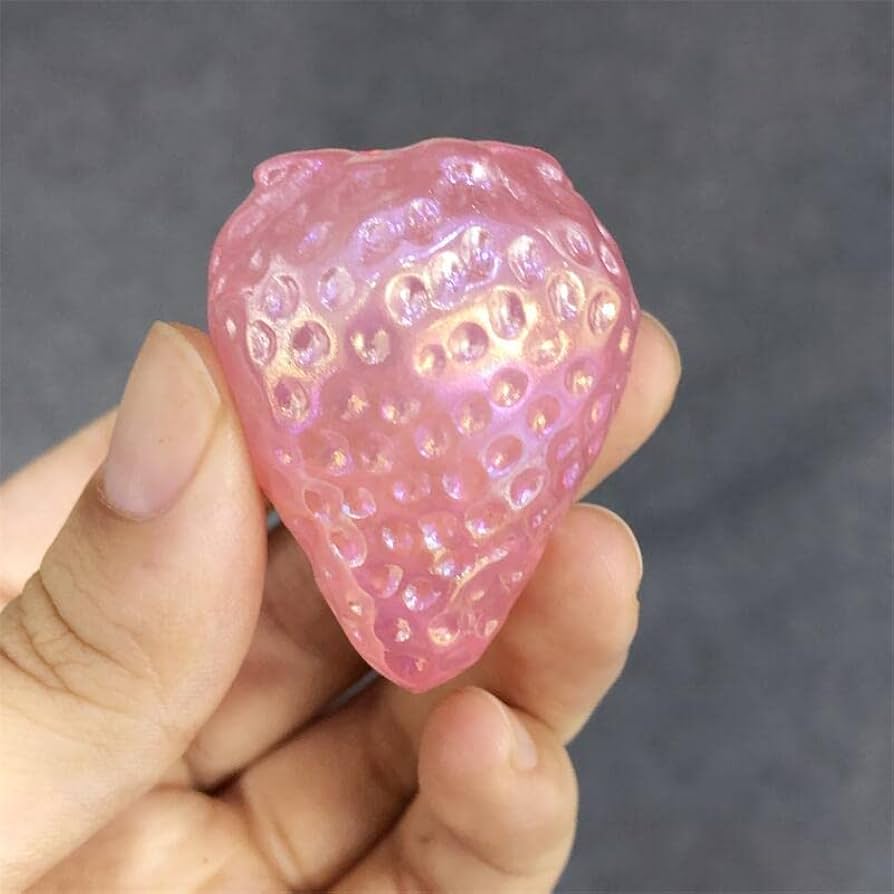 Amazon.co.jp: 1 個の天然ローズクォーツクリスタル手彫りの素敵な