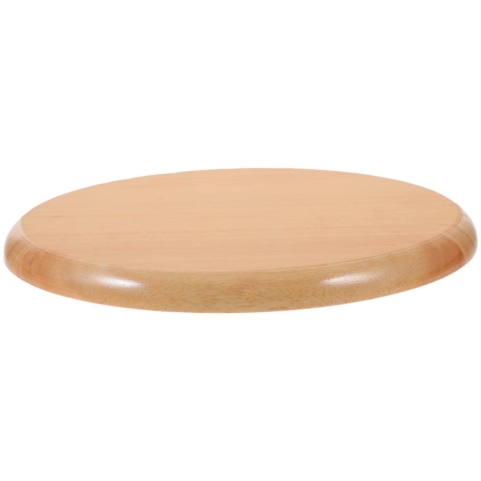 Planche de siège ronde en hévéa lisse, assise de tabouret durable et élégante