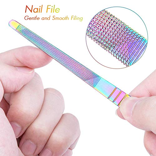 image for Cuticle Nippers Pusher Manicure Tools Set Jugaad Life 6Pcs Professiona