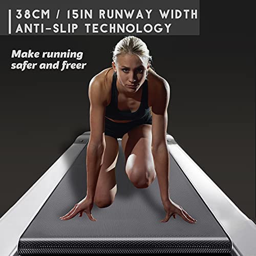 Opvouwbare Loopband 2 in 1,ARUNDO Onder Bureau Loopband met Afstandsbediening,1-12 km/h Indoor Training Loopband Loopmachine voor thuis met Kantoor,Gratis Installatie - Afbeelding 5