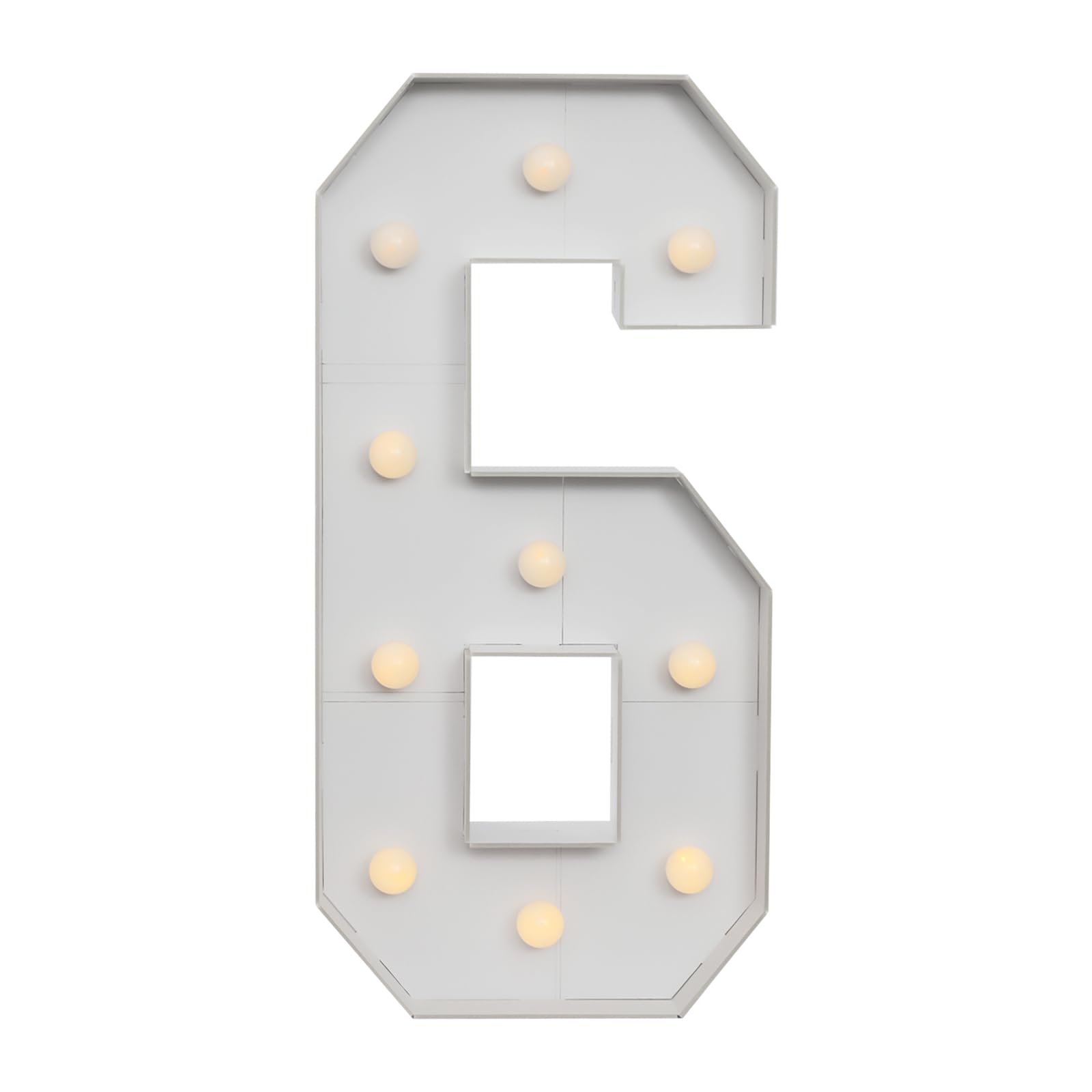 100cm Light Up Number, LED Number Sign, Birthday Party Decoration(6)