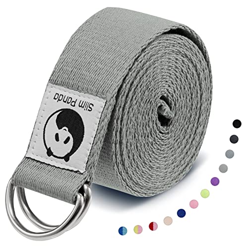 Slim Panda Yoga Strap (5+ Colors,6 Feet/8 Feet)