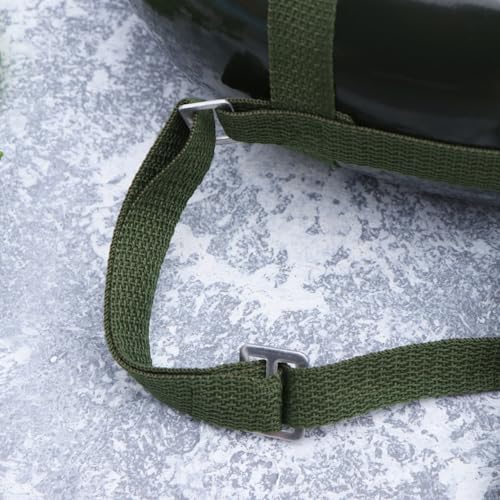Hervidor militar portátil de aluminio de 2,5 litros con correa 3