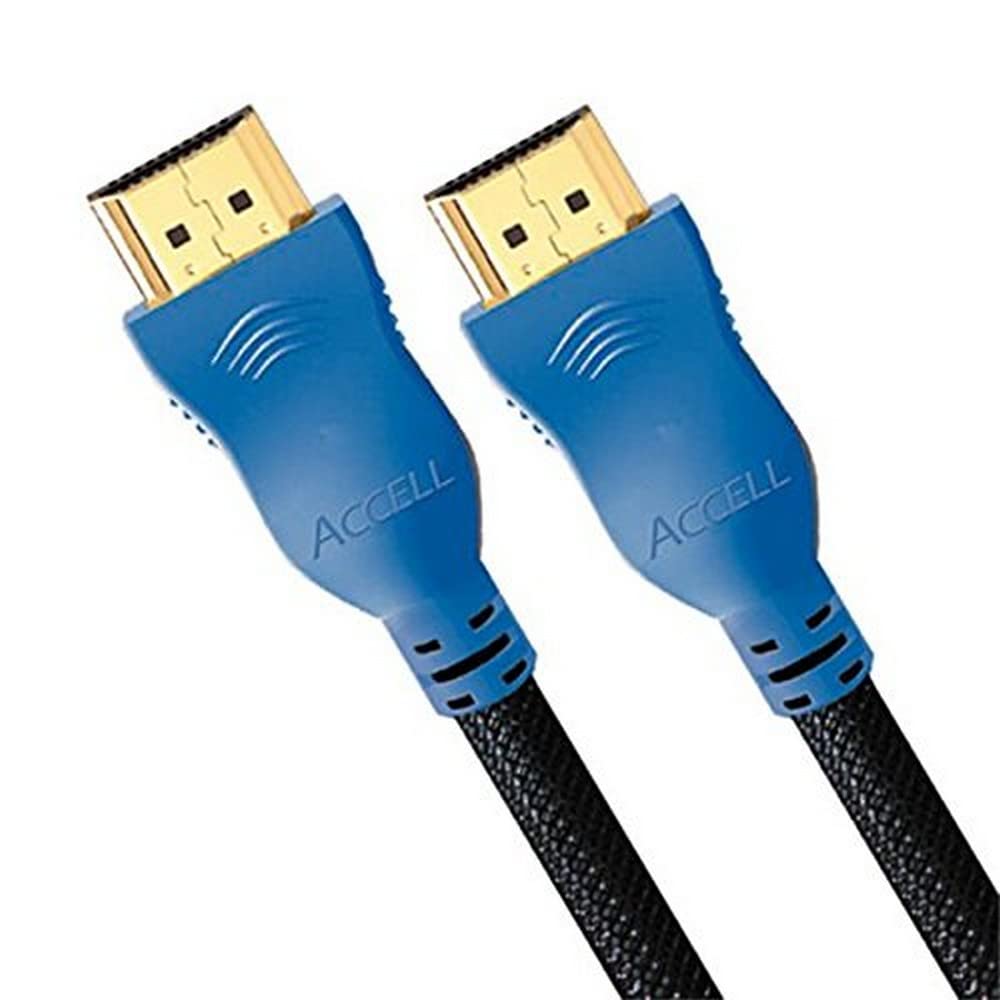 Accell High Speed HDMI Cable - 10 Feet - HDMI 2.0 Compliant for 4K UHD @60Hz, ARC, Ethernet - Braided Cable
