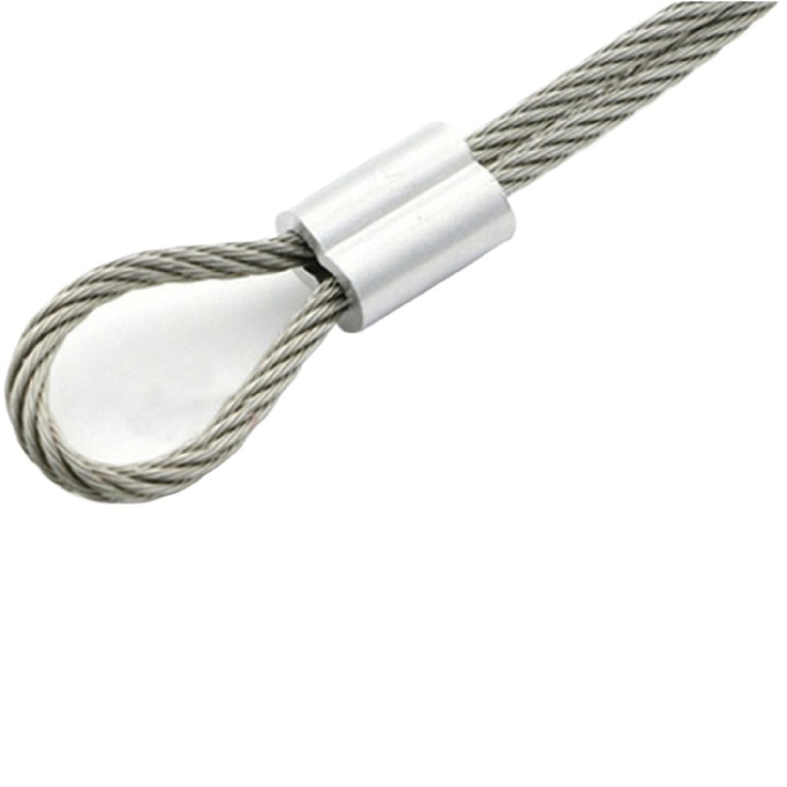 Cable Acero,Cuerda de Alambre Cable de Acero Flexible Recubierto de PVC de 50 Metros de 0,5 a 3,0 mm, Cuerda de Alambre Blanda, tendedero de Acero Inoxidable Transparente(3.0mm)