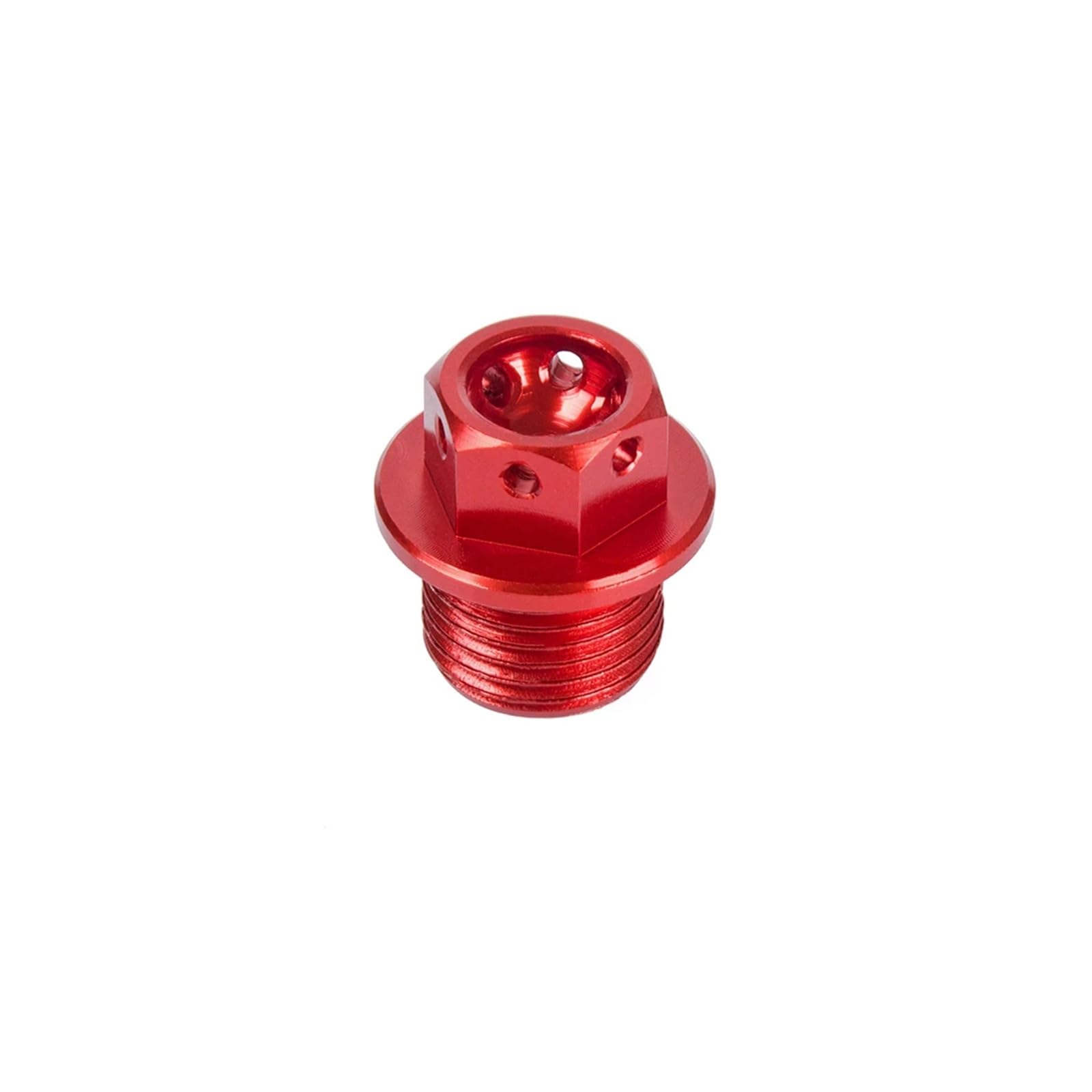 SRTYDCUR Motorcycle Magnetic Oil Drain Plug M14X1.25mm Compatible With Suzuki GSXS GSXR 600 750 1000 V Strom 250 Bandit 1200 1250 S GSR GSX GSF 400(Red)