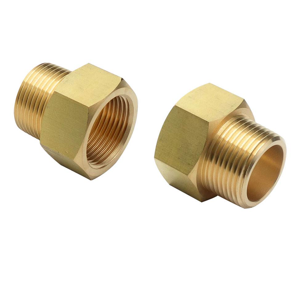 Adaptateur NPT vers BSPP raccord laiton 3/4 raccordement capteur manomètre jauge
