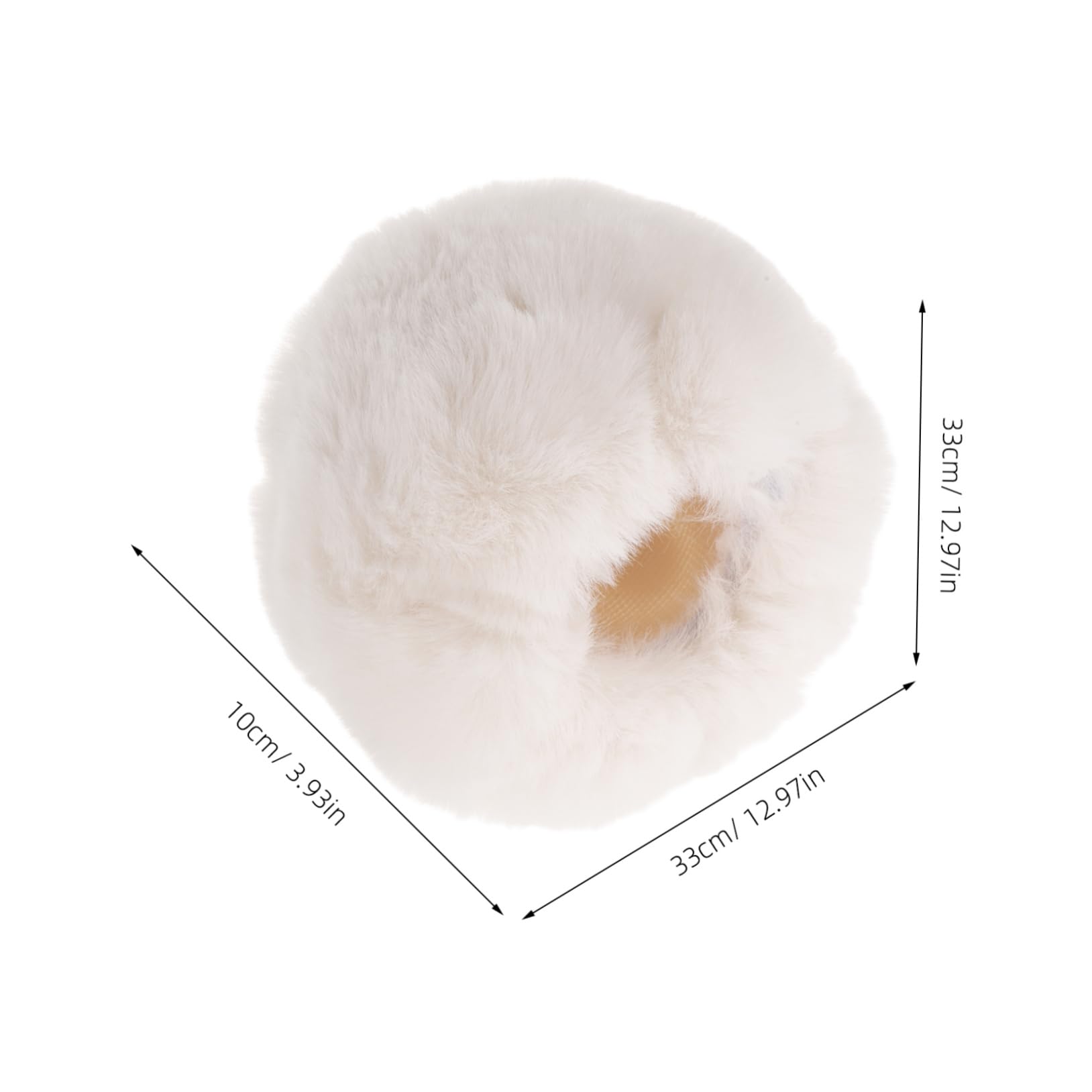 Ipetboom Faux Fur Wrist Cuffs for Women Plush Arm Warmers Stylish Fuzzy Cuffs for Winter Fashion Arm Covers for Girls Ladies