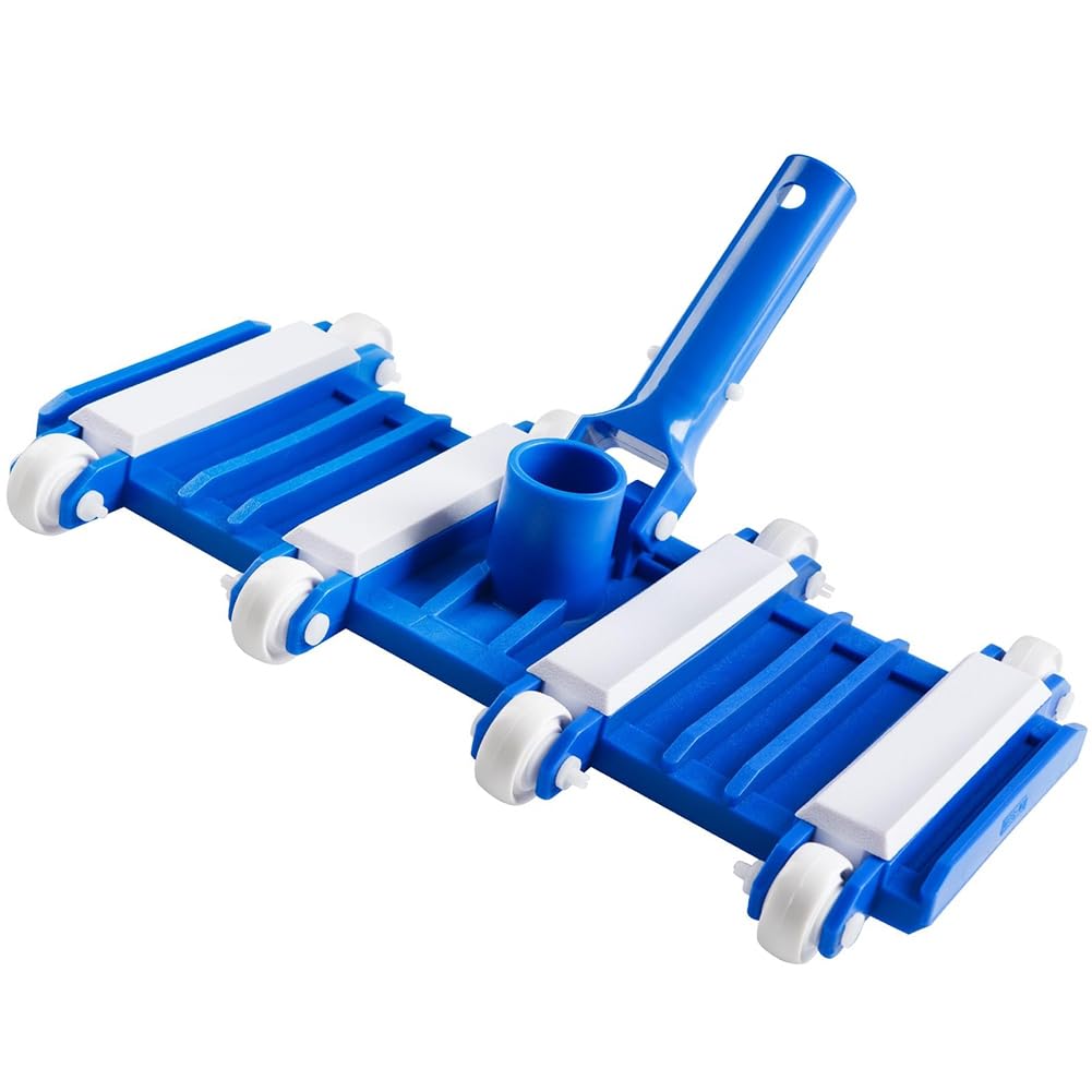 Aundhegrtt Vacuum Head,for Pool, Flexible Swimming Pool Cleaner, Pool Vac Head with Wheels, for Inground& Above Ground Pools