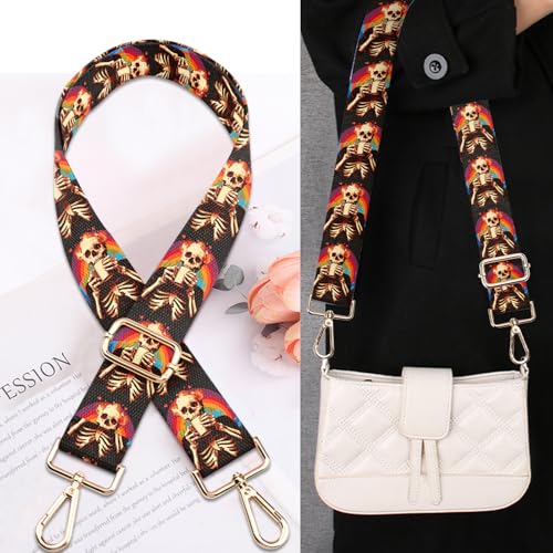 Image of Purse Strap Crossbody Shoulder Straps Adjustable Replacement 1.5 inch Wide for Women Girls Bag Cute Aesthetic