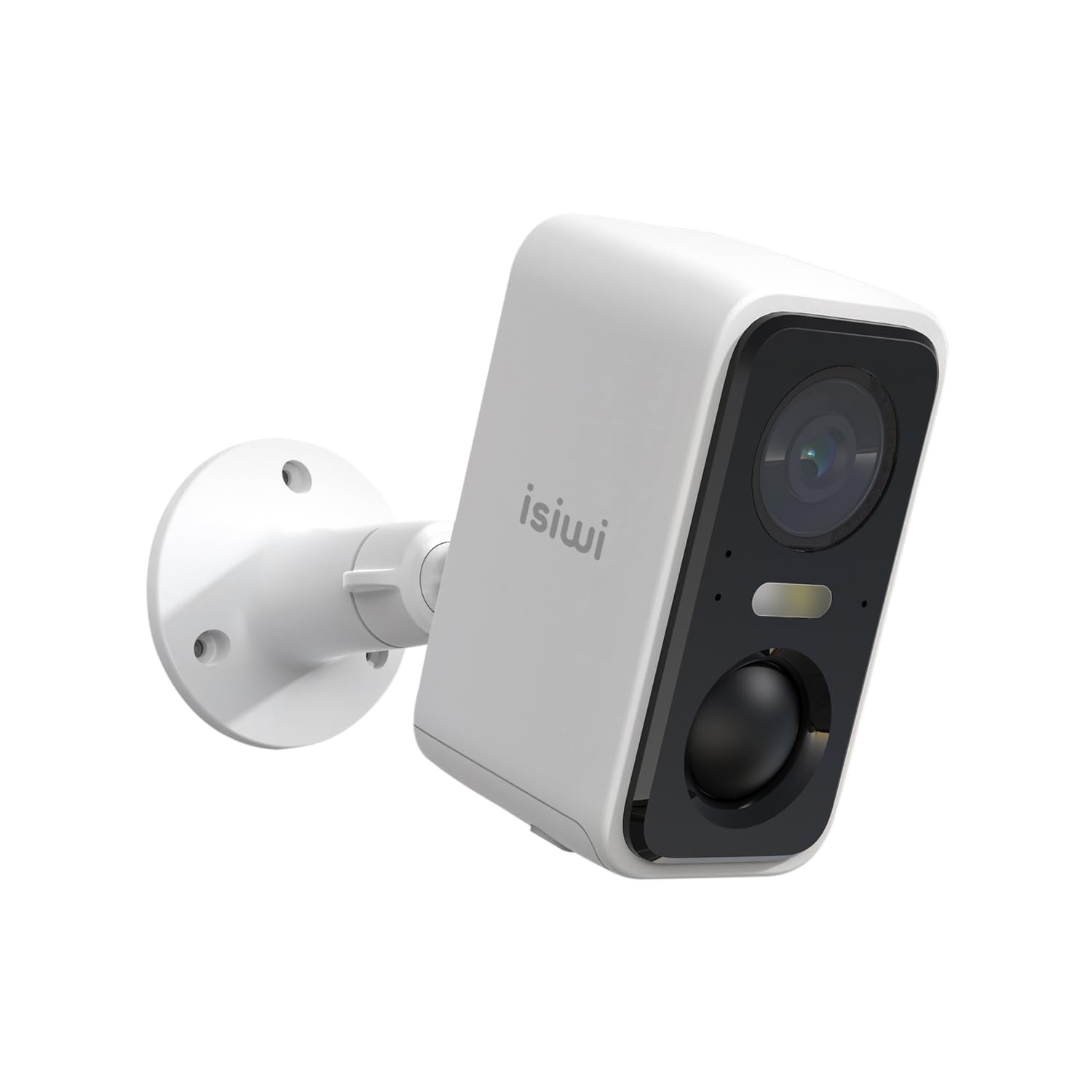 Flip Telecamera Wireless a Batteria 3MP Esterno Visione nottura a colori Videocamera Sorveglianza Rilevamento umano Audio Bidirezionale IP65 MicroSD Batteria Intercambiabile 5200mAh ISW-BBTR-3M