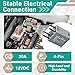 4 Pcs 12088567 8567 Automotive Relay - 12VDC 30A 4-Pin, High-Performance Automotive Relay 12088567 Fit for Buick, Cadillac, Chevrolet, GMC - OEM Replacement for ECM, Ignition, Horn & More