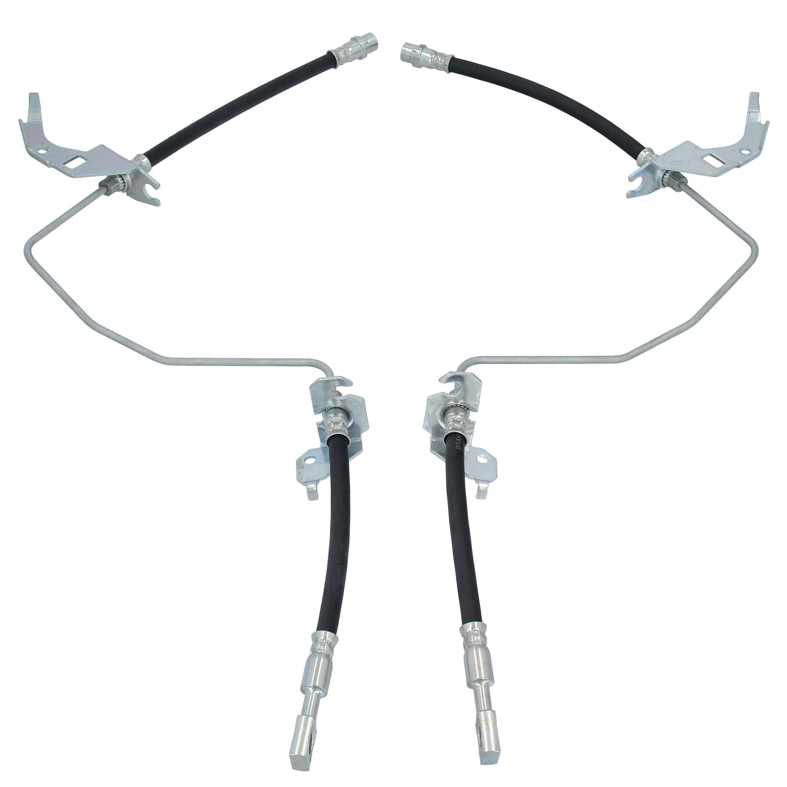 OPEL ZAFIRA A (rear Discs) - Set Of Rigid Copper Brake Lines - On