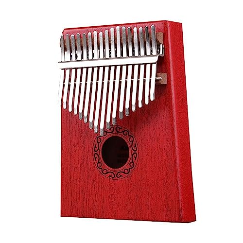 ポータブル17キーカリンバ、ソリッドウッドサムピアノMbiraフィンガーピアノ、子供/ティーンエイジャー/音楽愛好家へのギフト。