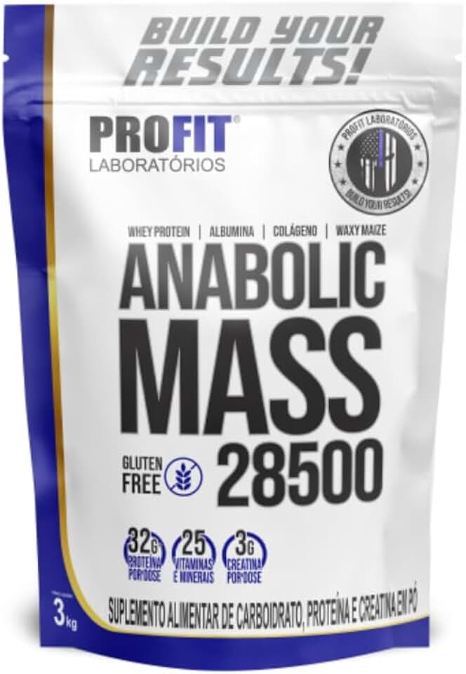 Profit Anabolic Mass 28500 Baunilha 3Kg