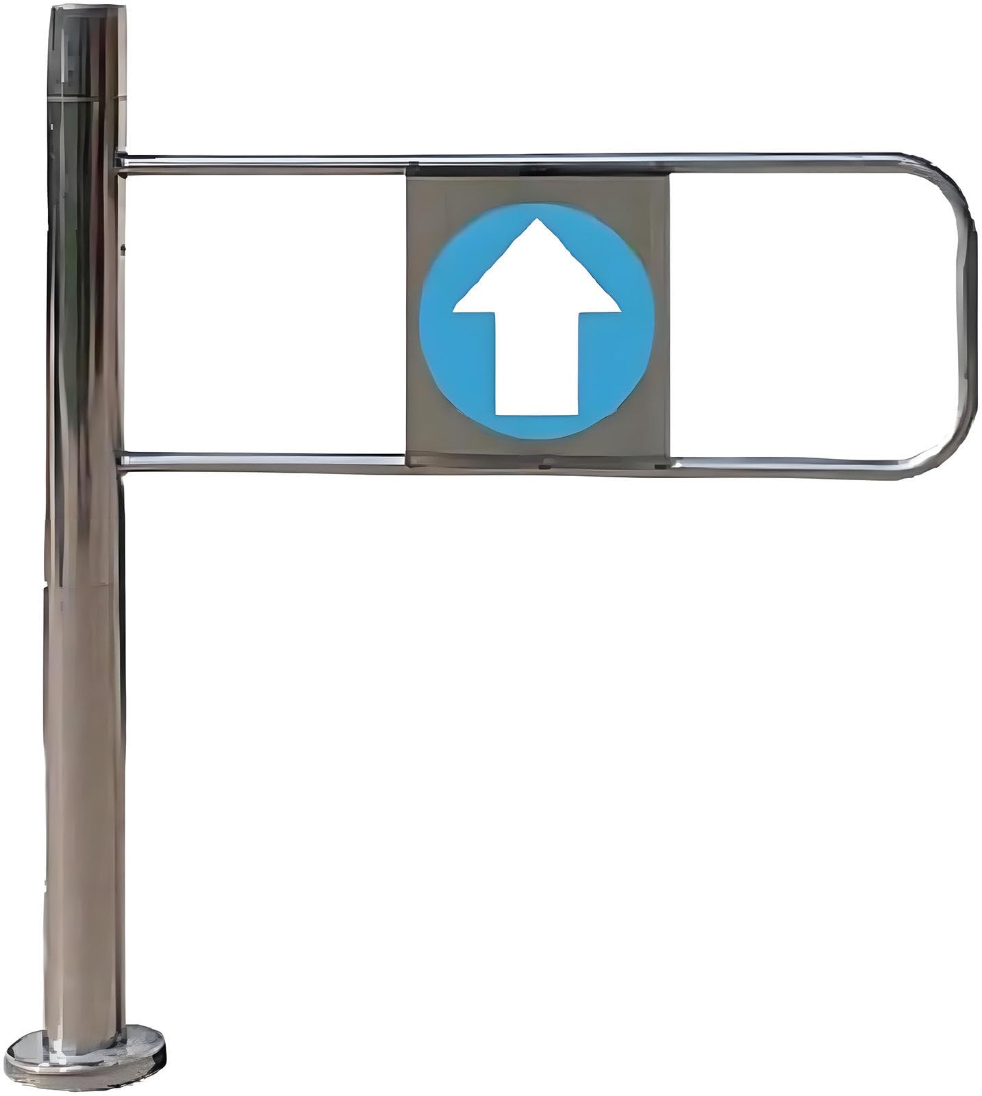 Portillon de sécurité battant automatique à ressort pour supermarchés et entrepôts, porte piétonne unidirectionnelle à fermeture automatique, portillon de sécurité idéal pour les bibliothèqu