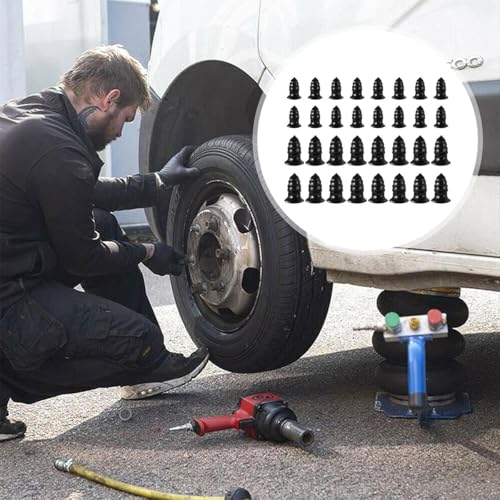 Image of 40PCS Car Tire Repair Rubber Nail, Self-Service Automotive Vacuum Tire Repair Nail Kit, Vehicle Wheel Puncture Repair Screws with Screwdriver, Universal for Sedan, SUV, Motorcycle