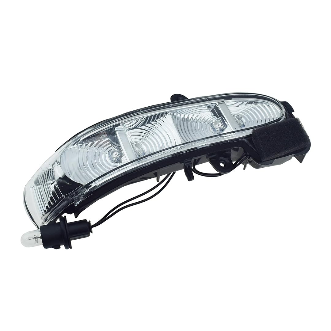 Rufutle Side Marker Lights for Mercedes-Benz G/E-Class W211 S211 W463 W461 2002-2007, Left/Right Rearview Mirror Light A2038201321/A2038201421