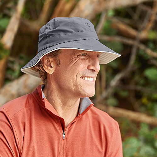 Image of Coolibar UPF 50+ Men's Nate Chlorine Resistant Bucket Hat - Sun Protective