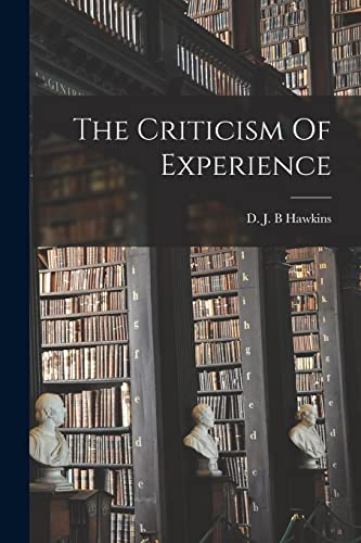 The Criticism Of Experience