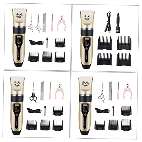 SUPVOX Pet Hair Clippers for Dogs Rechargeable Grooming Tool Quiet Motor Safe and Easy Hair Trimmer for Pet