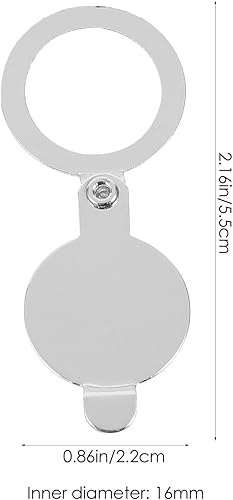 Miniatura 2 de Cubierta de privacidad para puerta, 4 piezas, accesorios cromados, cubiertas de mirilla de seguridad, cubierta de agujero de puerta de apartamento,